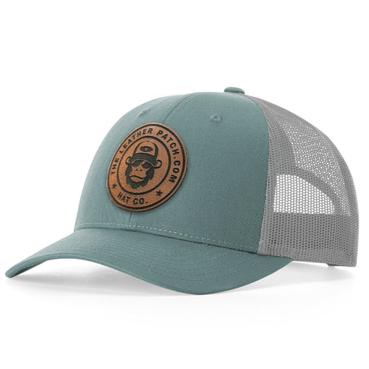 Richardson 115 Low-Profile Trucker Hat + Custom Patch - The Leather Patch Hat Co.